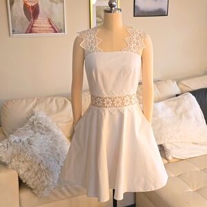 White ted baker dress size 2(us6)
